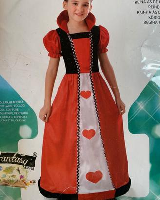 Vestito carnevale regina di cuori -3-4 anni