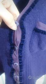 Maglia/giacchina lana vergine/angora