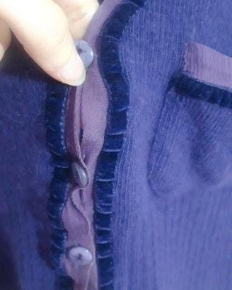 Maglia/giacchina lana vergine/angora