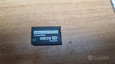 3138-Adattatore Memory Stick PSP Micro SD