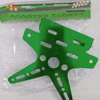 Porta targa pieghevole moto