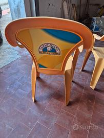 set sedie da esterno