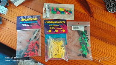 dardi cerbottana arco pesca 