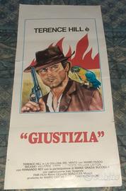 2 Locandine Cinema film vintage movie Terence Hill