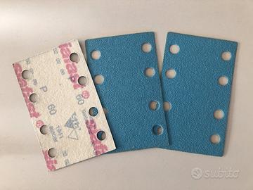 Lotto carte abrasive P60 rettangolari 81X133mm