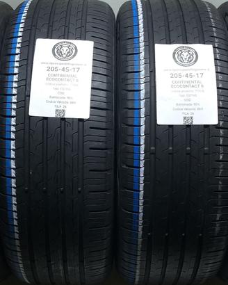 4 GOMME 205 45 17 CONTINENTAL A71806