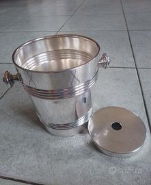 Secchiello spumante argentato