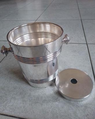 Secchiello spumante argentato