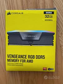 RAM 32GB 2 * 16GB DDR5 6000mhz CMH32GX5M2B6000Z30K