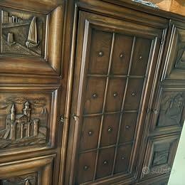 Camera da letto completa  in legno massello