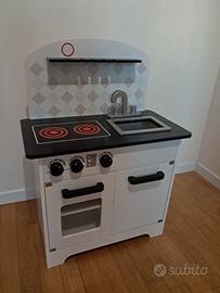 Cucina in legno 57cmx30 cm, altezza 75cm