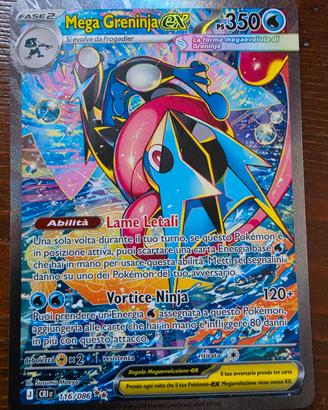 Mega Greninja Ex 116/086 caos nascente 