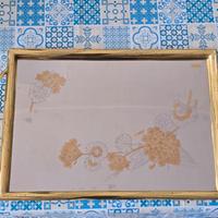 Vassoio laminato in oro