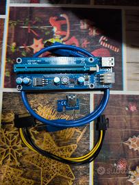 Adattatori  Riser PCI-E 1X a 16X modello PCE164P-N