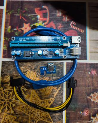 Adattatori  Riser PCI-E 1X a 16X modello PCE164P-N