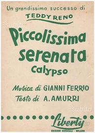 Spartito di Teddy Reno - Piccolissima serenata