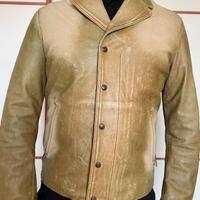 Giacca in pelle uomo vintage JG 1977