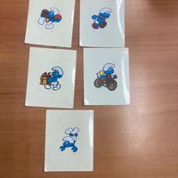 5 figurine Puffi 1995