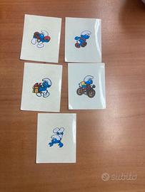 5 figurine Puffi 1995