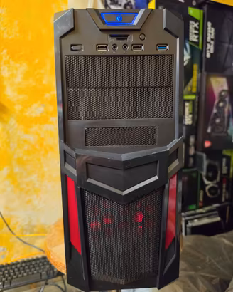 PC Starter Gaming Ryzen 5 2600X 12GB/SSD+HDD RX 58