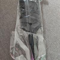 Pettini parrucca cosplay wig plastica neri spazzol