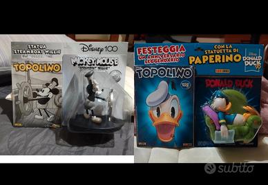 Topolino 3543 e 3576 con statuette blisterate