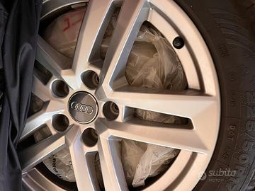 Cerchi 17” pollici per Audi A4 con gomme invernali