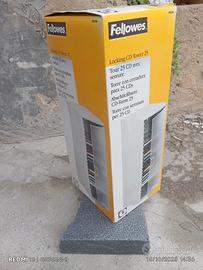 Torrette Porta CD Fellowes "Locking CD Tower"
