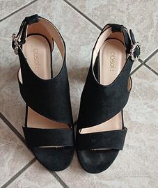 Sandali neri eleganti n41