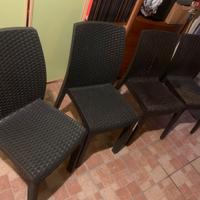 Sedie pvc