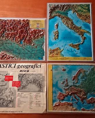Cartine in rilievo (mappe topografiche 3D)
