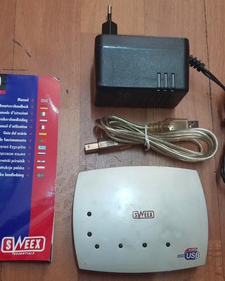 Hub USB 2.0 con Alimentatore