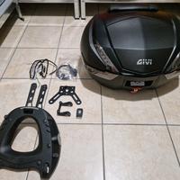 baule givi v47 apertura telecomando stop led 
