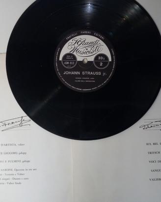 Johann Strauss jr. 2 LP Fabbri Editori