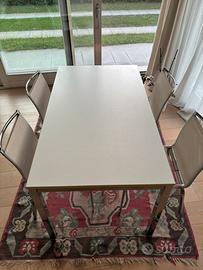 Tavolo allungabile Bontempi + 4 sedie coordinate