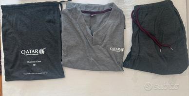 Pigiama Qatar Airways Business Class M NUOVO