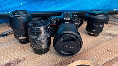 Nikon D7500 + obiettivi