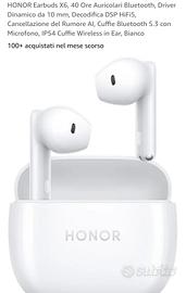 cuffie Honor nuove Bluetooth 