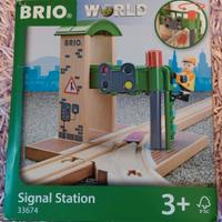 BRIO Doppio Semaforo con Operatore NUOVO