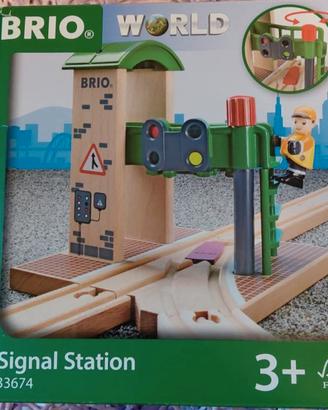 BRIO Doppio Semaforo con Operatore NUOVO