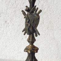 Candelabro portacandele sculture scudo /79