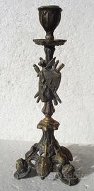 Candelabro portacandele sculture scudo /79