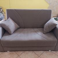 Divano 2 posti apribile con contenitore