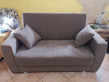 Divano 2 posti apribile con contenitore