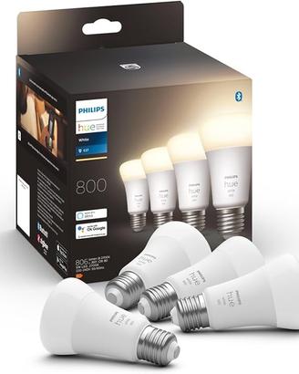 Philips Hue White Lampadina Smart LED, Attacco E27