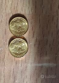 Monetine Imperio Mexicano 1865 Oro