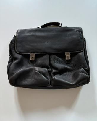 Borsa da lavoro Giorgio Armani in pelle