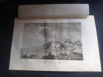 STAMPA  ANTICA  NAPOLI  (R. SAINT- NON)  •1782• 