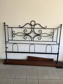 Testata letto in ferro battuto