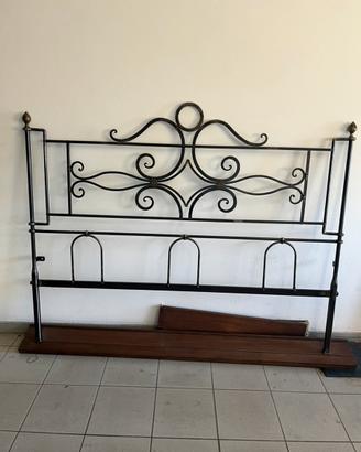 Testata letto in ferro battuto